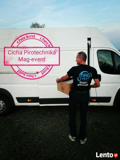 konfetti wytwornice iskier pokaz pirotechniczny Mag event