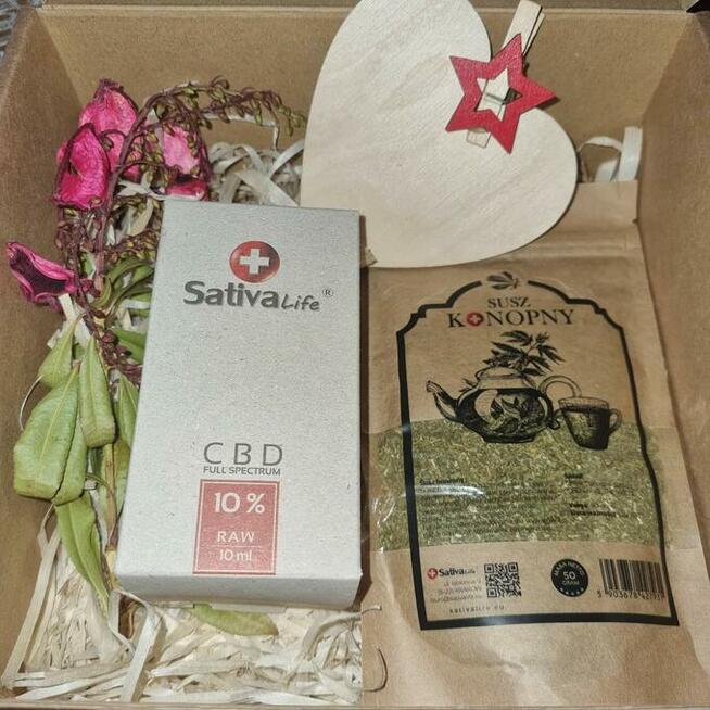 Box SATIVA LIFE - olejek cbd i susz konopny!