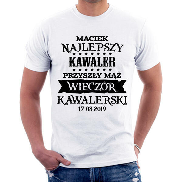 Koszulki na WIECZÓR KAWALERSKI śmieszne na prezent