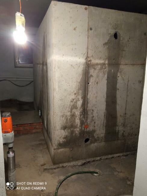 Odwierty w konstrukcjach budowlanych, wiercenie w betonie, w