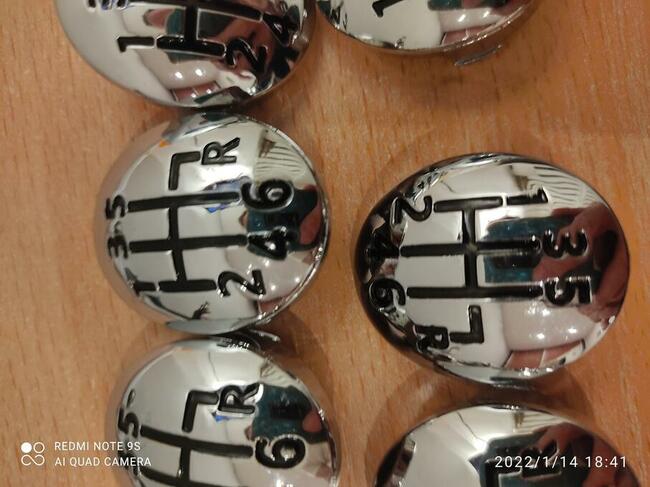 NOWY EMBLEMAT KAPSEL GAŁKI zmiany biegów RENAULT 6 biegów