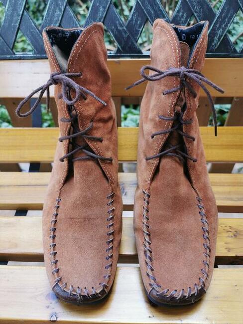 Buty Oryginalne K & S Rozm.40 Skóra naturalna NUBUK