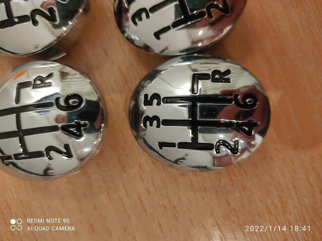 NOWY EMBLEMAT KAPSEL GAŁKI zmiany biegów RENAULT 6 biegów