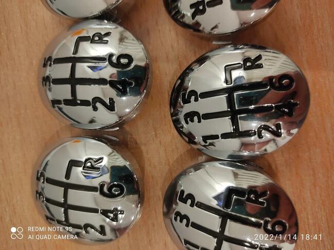 NOWY EMBLEMAT KAPSEL GAŁKI zmiany biegów RENAULT 6 biegów