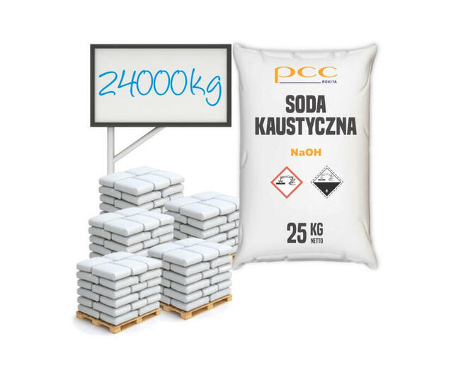 Wodorotlenek sodu, soda kaustyczna płatkowana