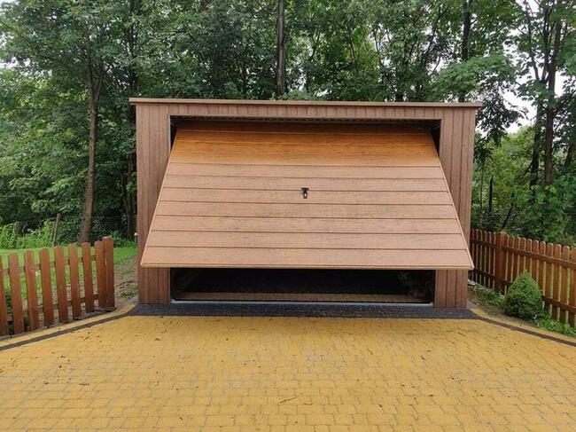 Garaż blaszany drewnopodobny premium 3x5 3x6 4x5 4x6 5x6