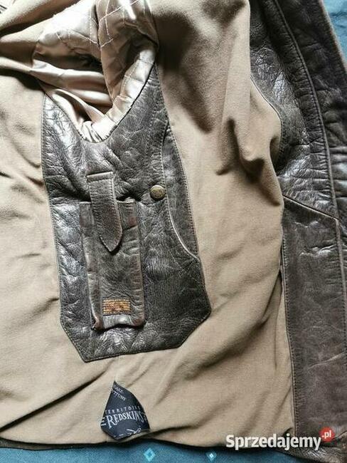 REDSKINS Oryginalna kurtka skórzana Rozm L / XL JAK NOWA