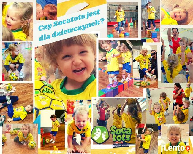 Socatots-Piłkarskie Maluszki dla dzieci 1-5 lat z rodzicem