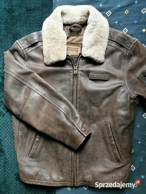 REDSKINS Oryginalna kurtka skórzana Rozm L / XL JAK NOWA