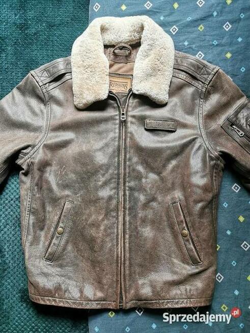REDSKINS Oryginalna kurtka skórzana Rozm L / XL JAK NOWA