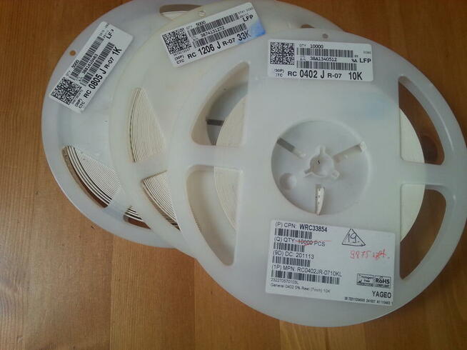 części elektroniczne Rezystory Kondensatory cewki/ferryty