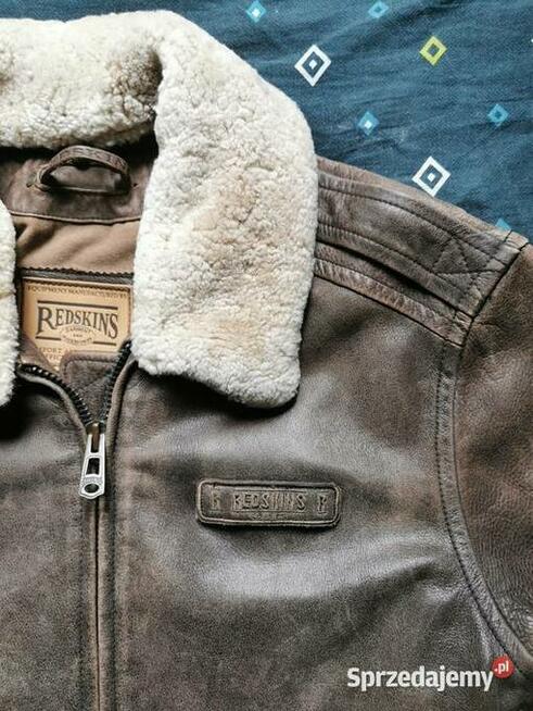 REDSKINS Oryginalna kurtka skórzana Rozm L / XL JAK NOWA