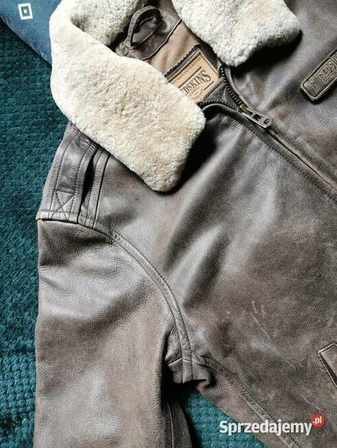 REDSKINS Oryginalna kurtka skórzana Rozm L / XL JAK NOWA