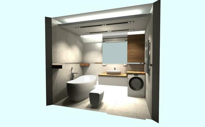 Projekt Łazienki 3D Online Wizualizacje 48h