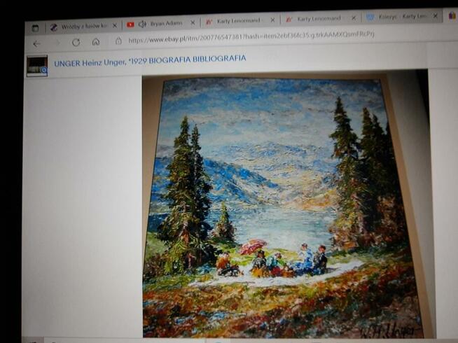 Obraz Heinz Wolfgang Unger PIKNIK - CERTYFIKAT 1929