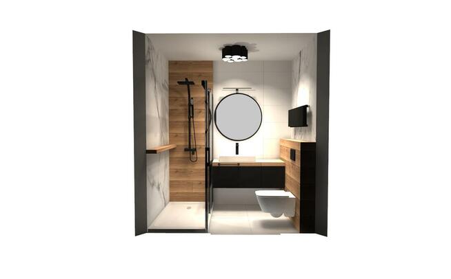 Projekt Łazienki 3D Online Wizualizacje 48h