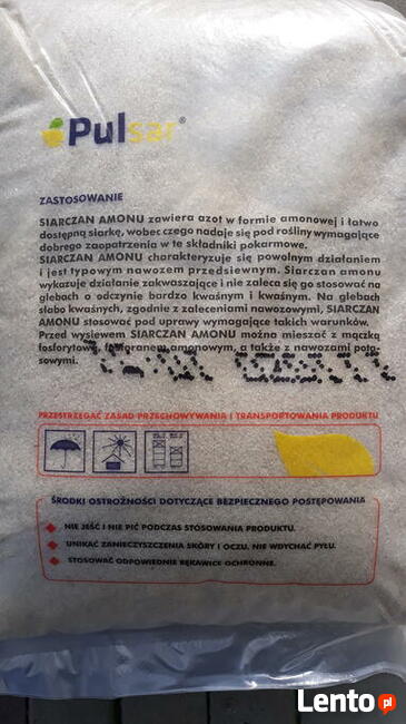 Nawóz pod borówkę - Siarczan amonu 25kg N(S)20,8 (24,2)