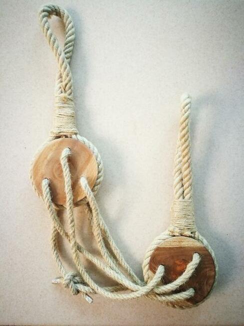 dekoracja marynarska marynistyczna zblocze bloczek tarlep