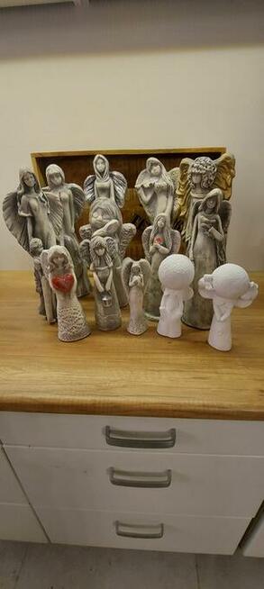 anioł gipsowy aniołki stojące super cena