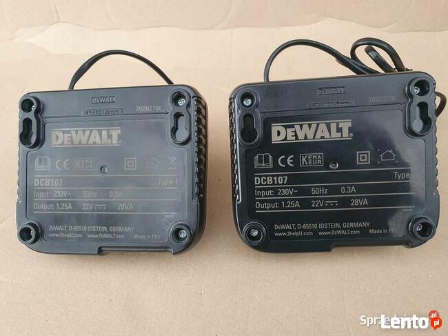 NOWA DeWalt XR DCB107 szybka Ładowarka 10,8V 12V 14,4V 18V