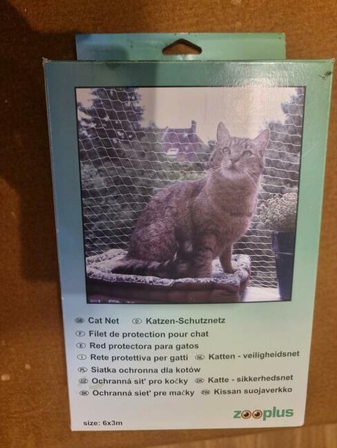 Siatka balkonowa dla kota