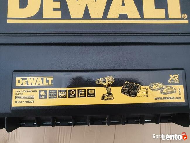 NOWA Skrzynka DeWalt XR TSTAK wiertarka wkrętarka