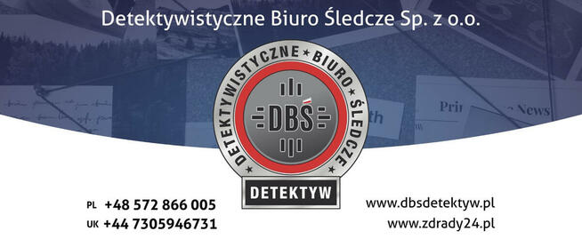 Detektyw 100% dyskrecji , zdrady