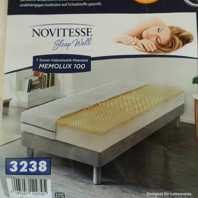 18cm materac 100x200 piankowy visco memory 7stref H3 100kg