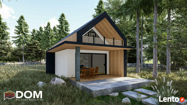 Projekt domu ZG224c - na zgłoszenie bez pozwolenia