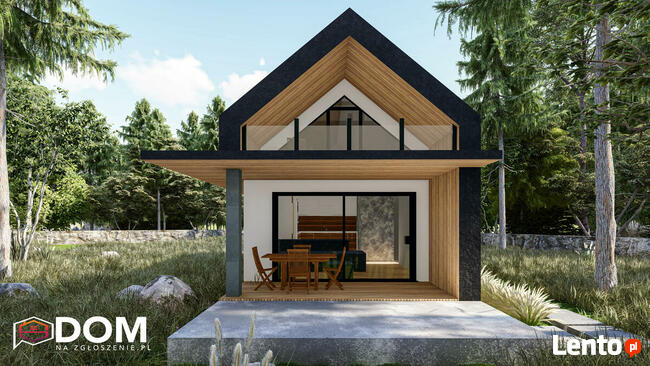 Projekt domu ZG224c - na zgłoszenie bez pozwolenia