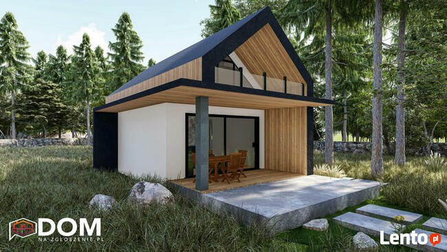 Projekt domu ZG224c - na zgłoszenie bez pozwolenia