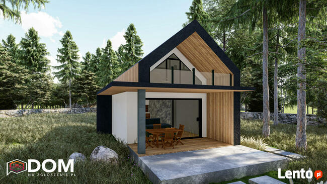 Projekt domu ZG224c - na zgłoszenie bez pozwolenia