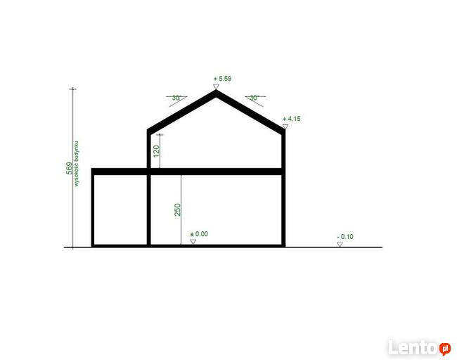 Projekt domu ZG224a - na zgłoszenie bez pozwolenia
