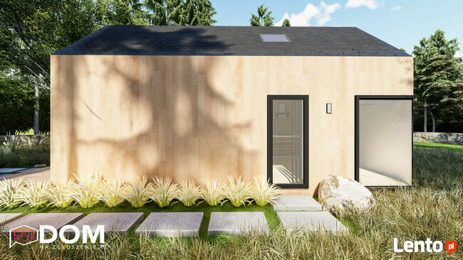 Projekt domu ZG224a - na zgłoszenie bez pozwolenia