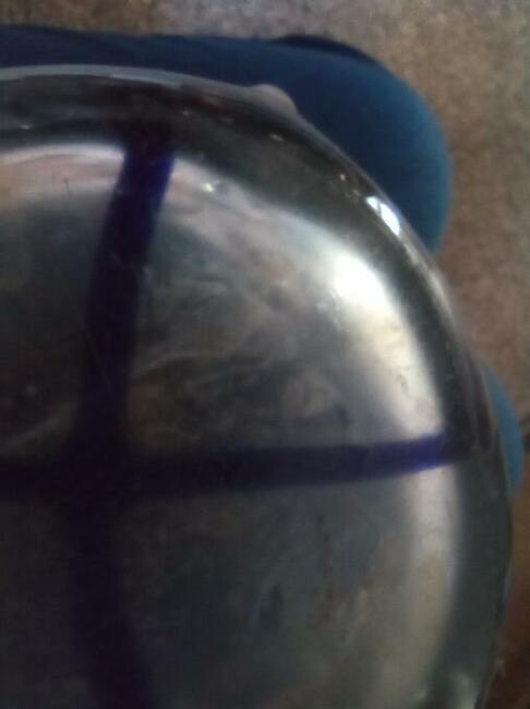 Wazon , flakon - sękacz-szkło.Huta Szkła Ząbkowice. PRL>