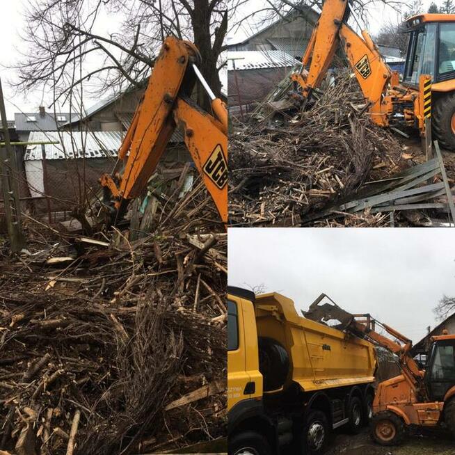 Usługi Koparko-Ładowarką Koparką Roboty Ziemne Wykopy Wywóz