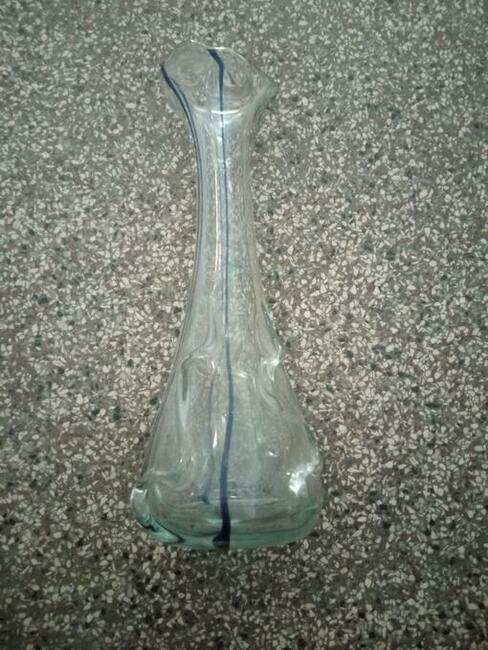 Wazon , flakon - sękacz-szkło.Huta Szkła Ząbkowice. PRL>