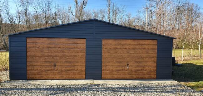 Garaż Blaszany 7x5 drewnopodobny Producent