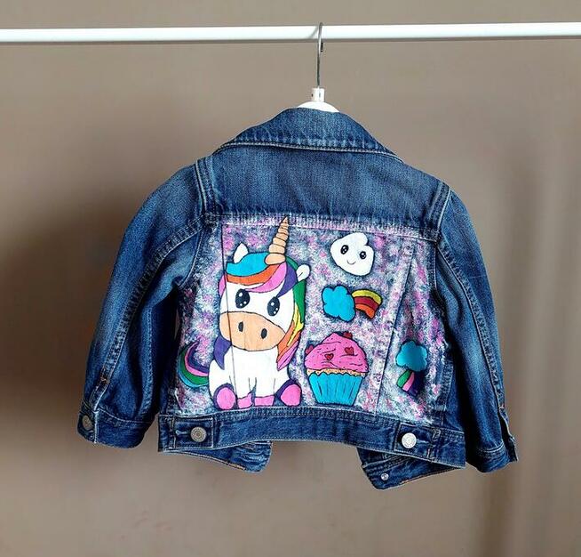 Kurtki ręcznie malowane na zamówienie