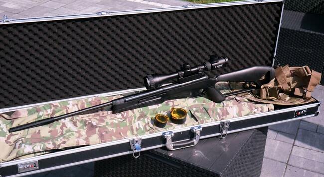 Crosman Nitro wiatrówka luneta pistolet Browning kolimator