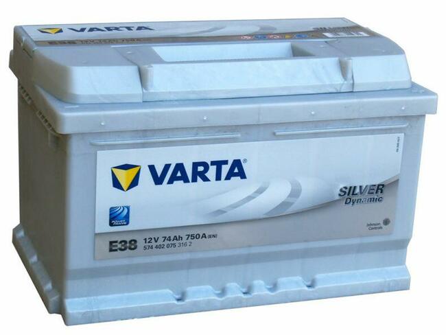 Akumulator 74Ah 750A VARTA Silver Dynamic E38