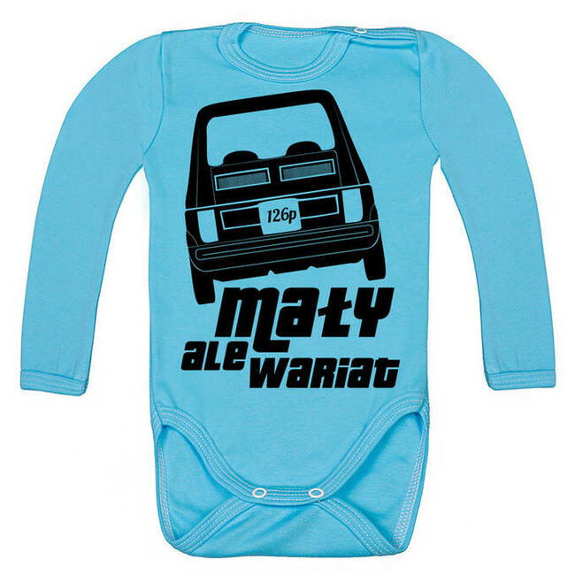 Body Bodziaki niemowlęce - Nadruk Fiat 126p Mały ale wariat