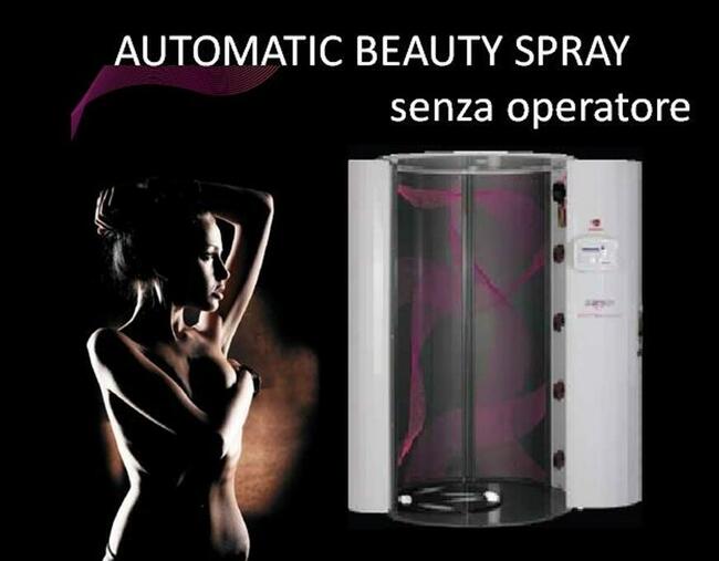 Automatyczna kabina do opalania natryskowego bezobsługowa