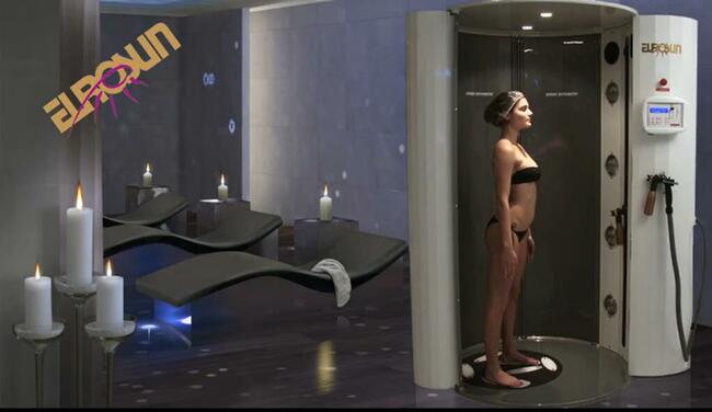 Automatyczna kabina do opalania natryskowego bezobsługowa