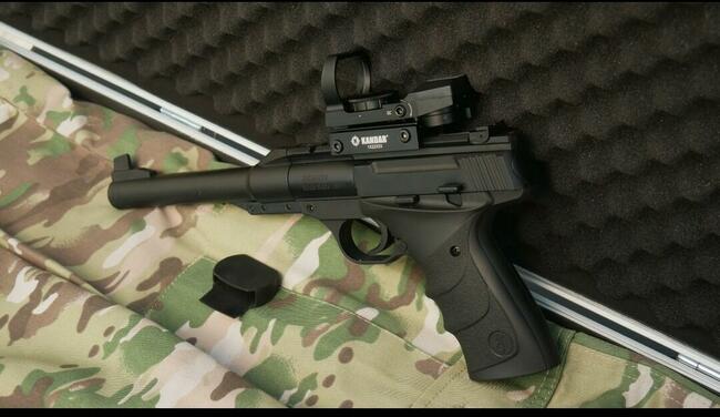 Crosman Nitro wiatrówka luneta pistolet Browning kolimator