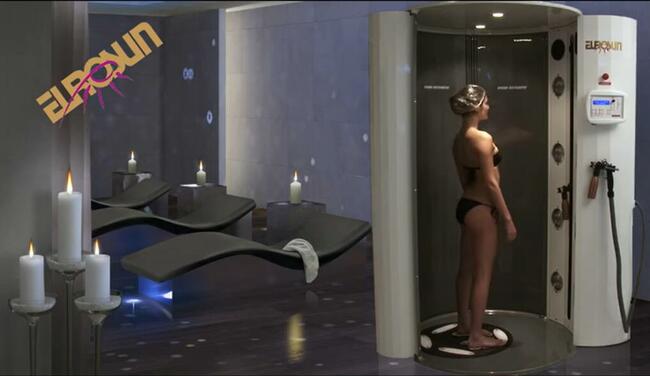 Automatyczna kabina do opalania natryskowego bezobsługowa