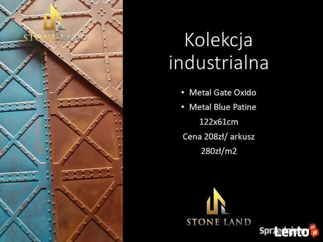 Okładzina industrialna loftowa Metal Gate Oxido