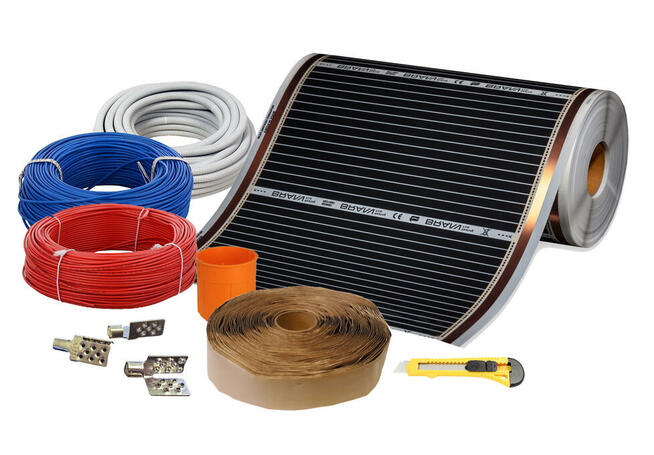 Zestaw ogrzewanie podłogowe 110W/m2 Mata grzewcza 8 m2