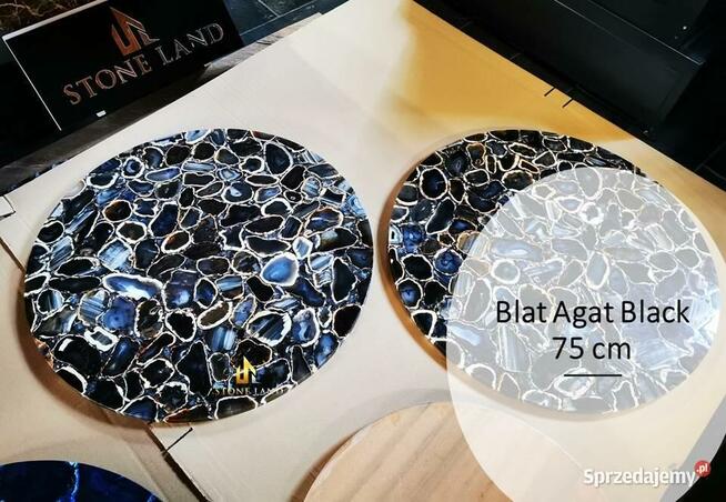 Blat z kamieni szlachetnych agatów