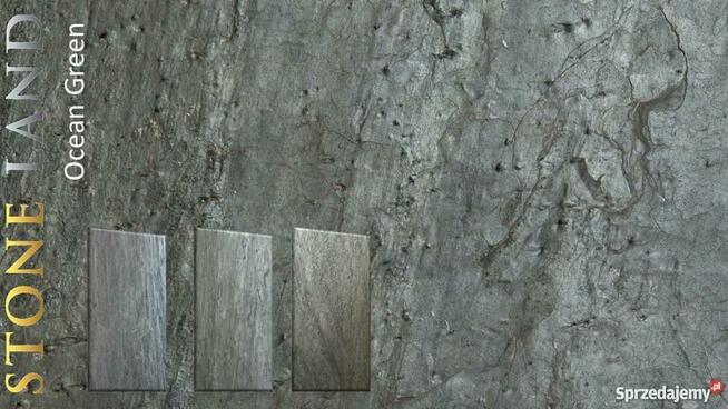 Fornir kamienny Ocean Green – kamienna łazienka / STONELAND